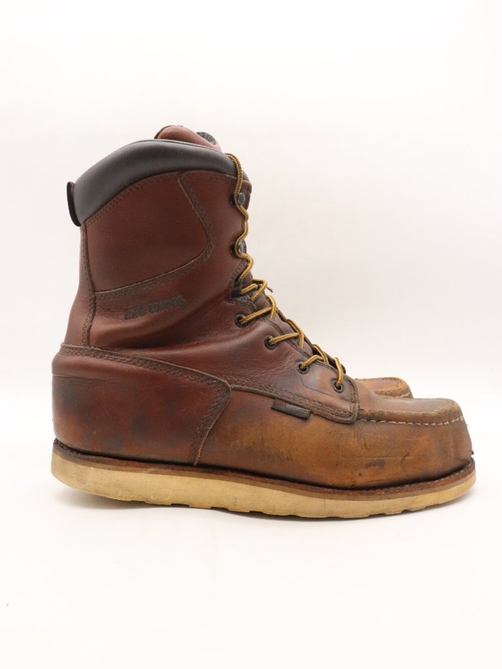 Red Wing 2418 Traction Tred 8” Boots Mens 11 D Waterproof Moc Safety Toe Wedge